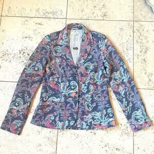 NWT Sundance Womens Blazer Jacket Sz S Whimsigoth Brocade Tapestry Boho Cottage